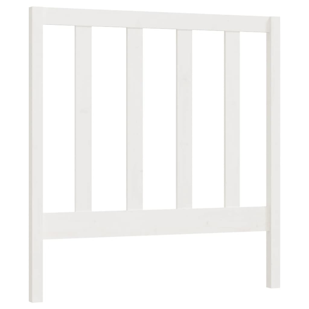 Estrutura sofá-cama de puxar 2x(90x190) cm pinho maciço branco