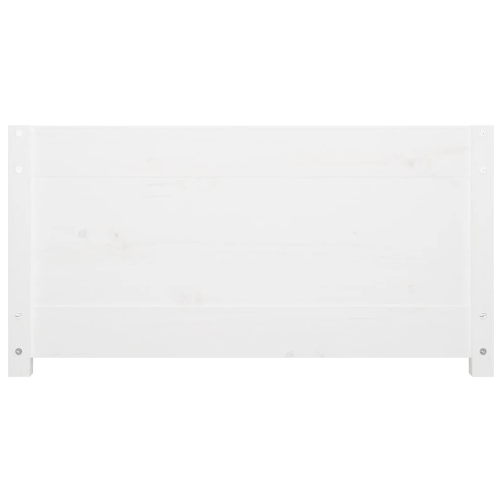 Sofá-cama 90 x 200 cm madeira de pinho maciça branco