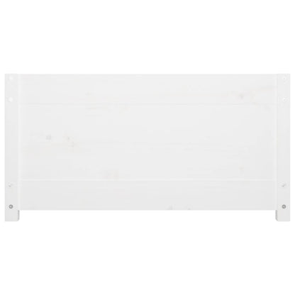 Sofá-cama 90 x 200 cm madeira de pinho maciça branco