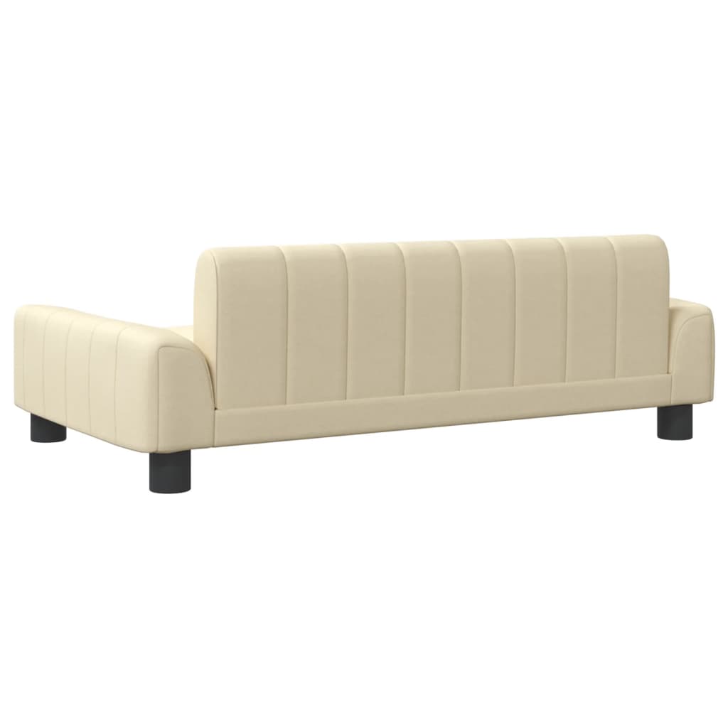 Cama para cães 90x53x30 cm tecido cor creme