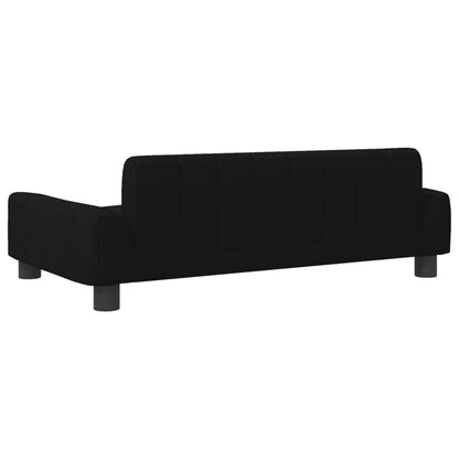 Cama para cães 90x53x30 cm tecido preto