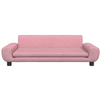 Cama para cães 100x54x33 cm veludo rosa