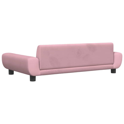 Cama para cães 100x54x33 cm veludo rosa