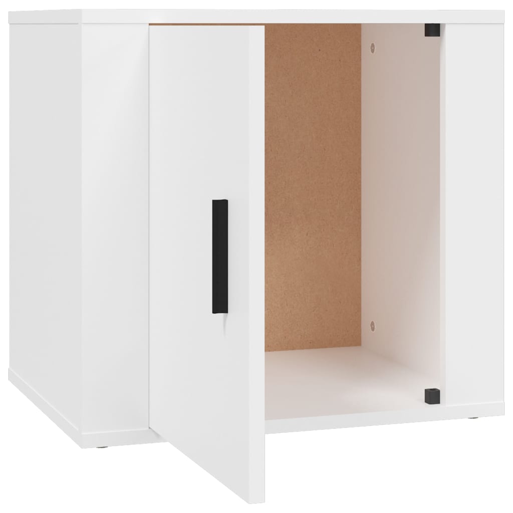 Mesas de cabeceira 2 pcs 50x39x47 cm branco