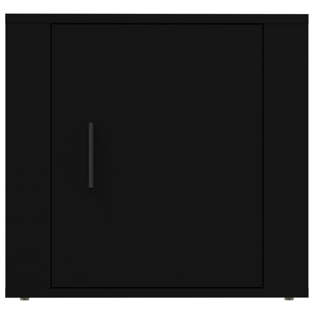 Mesa de cabeceira 50x39x47 cm preto