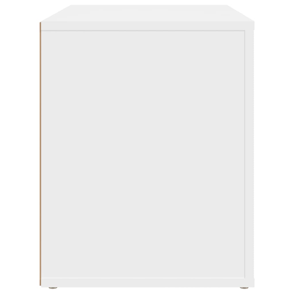 Mesa de cabeceira 60x36x45 cm derivados de madeira branco