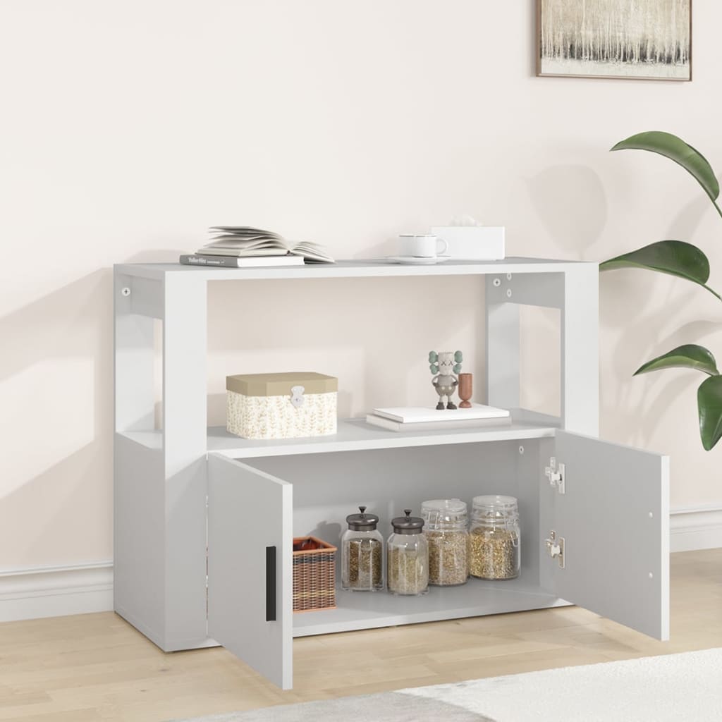 Aparador Sado de 80 cm - Branco - Design Moderno