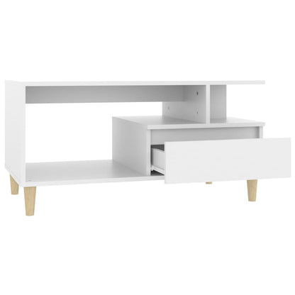 Mesa de centro 90x49x45 cm derivados de madeira branco