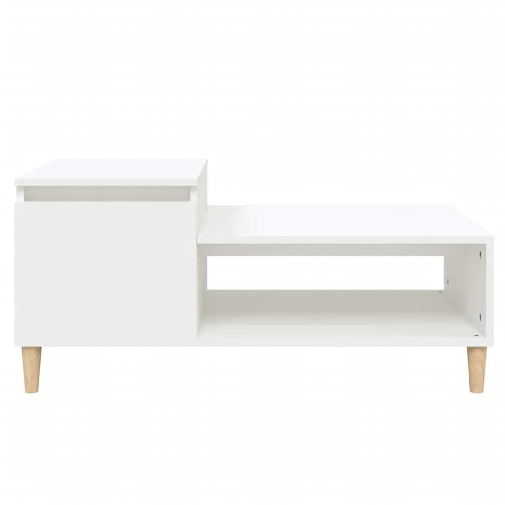 Mesa de centro 100x50x45 cm derivados de madeira branco