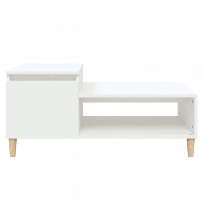 Mesa de centro 100x50x45 cm derivados de madeira branco