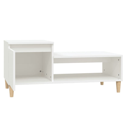 Mesa de centro 100x50x45 cm derivados de madeira branco