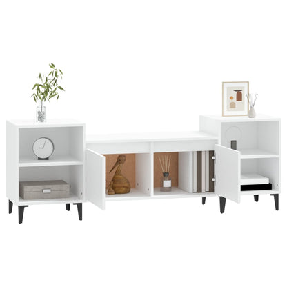 Móvel de TV Lotus de 160 cm - Branco - Design Moderno