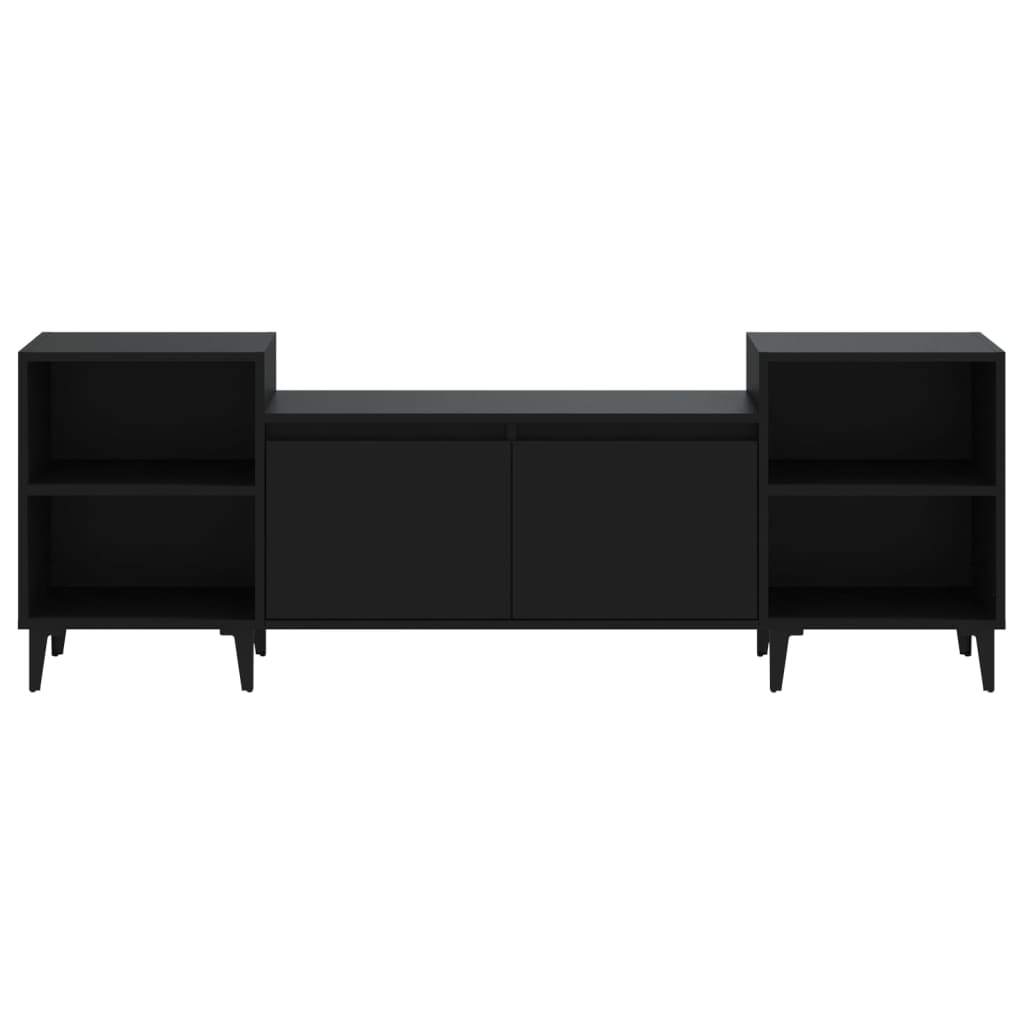 Móvel de TV Lotus de 160 cm - Preto - Design Moderno