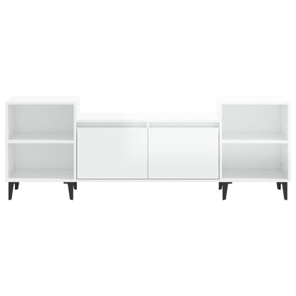 Móvel de TV Lotus de 160 cm - Branco Brilhante - Design Moderno