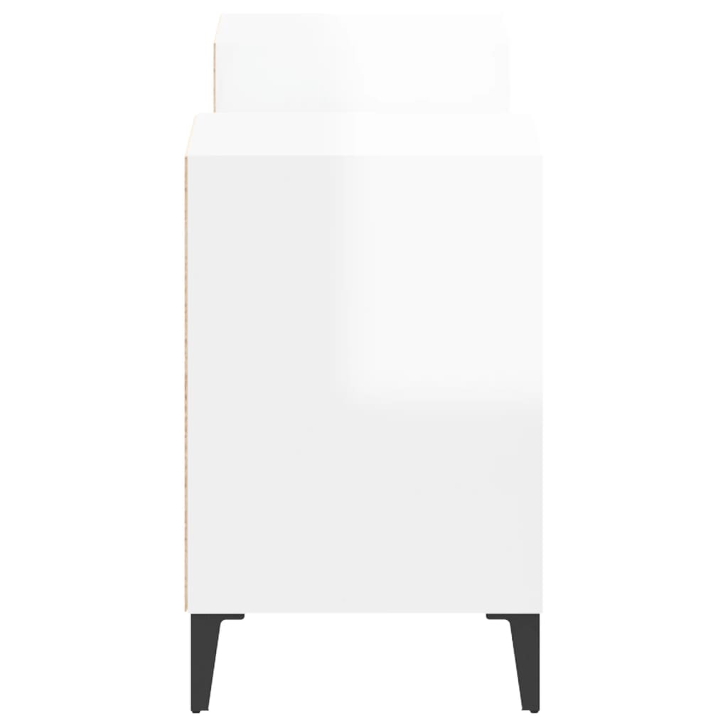 Móvel de TV Lotus de 160 cm - Branco Brilhante - Design Moderno