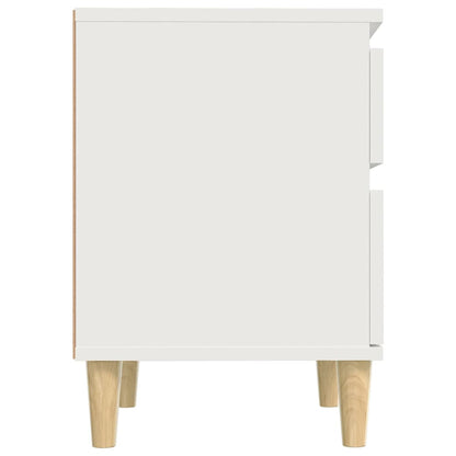 Mesa de cabeceira 40x35x50 cm branco