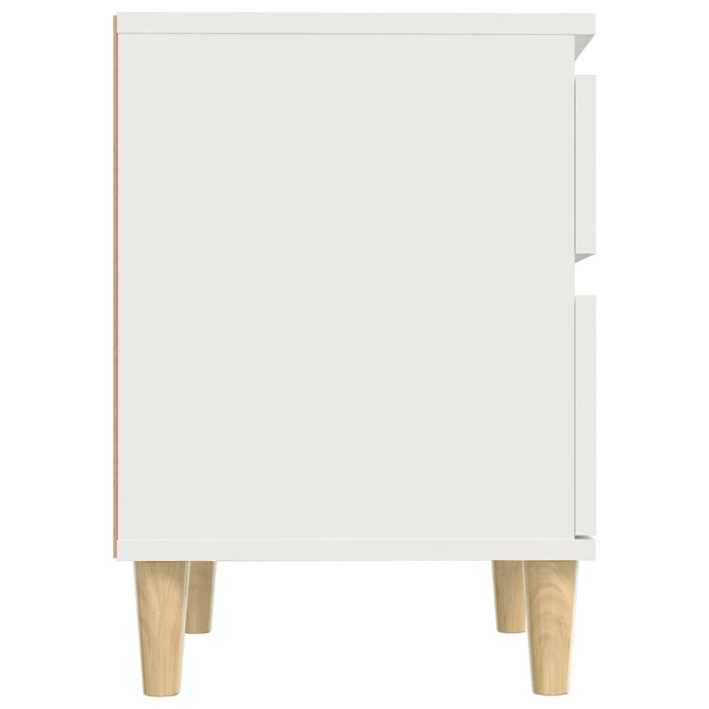 Mesas de cabeceira 2 pcs 40x35x50 cm branco