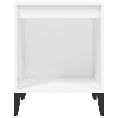 Mesa de cabeceira 40x35x50 cm branco