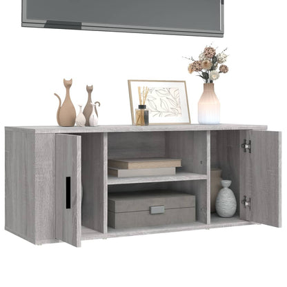 Móvel de TV Clivia de 100 cm - Cinzento - Design Moderno