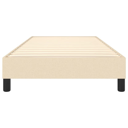 Estrutura de cama tecido 100x200 cm cor creme