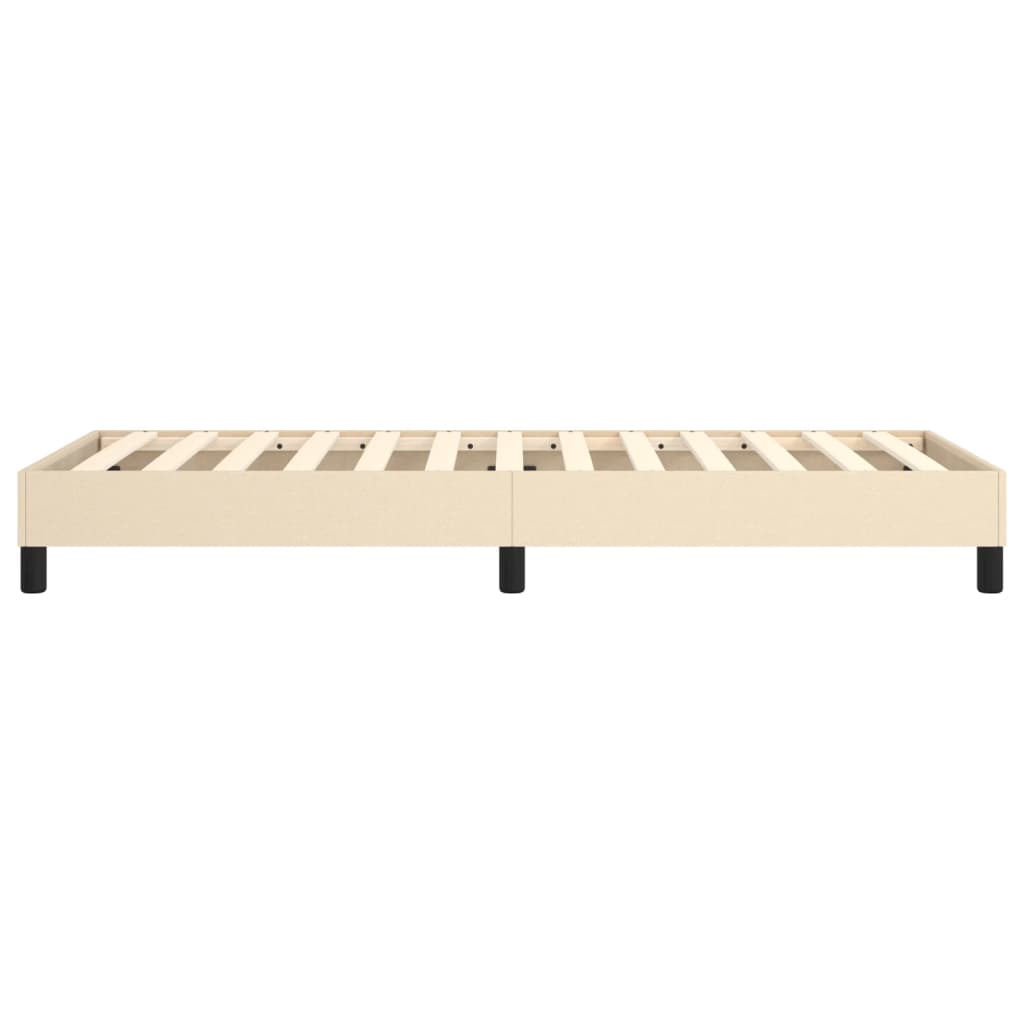 Estrutura de cama tecido 100x200 cm cor creme