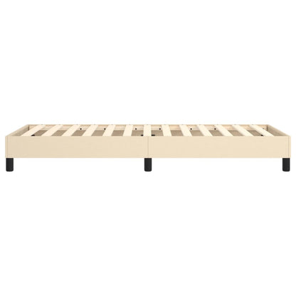 Estrutura de cama tecido 100x200 cm cor creme