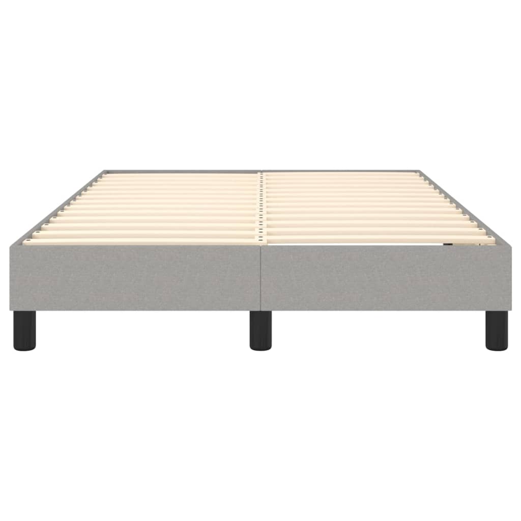 Estrutura de cama 120x200 cm tecido cinza-claro