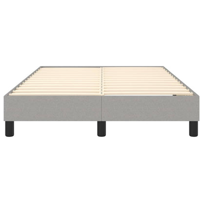 Estrutura de cama 120x200 cm tecido cinza-claro