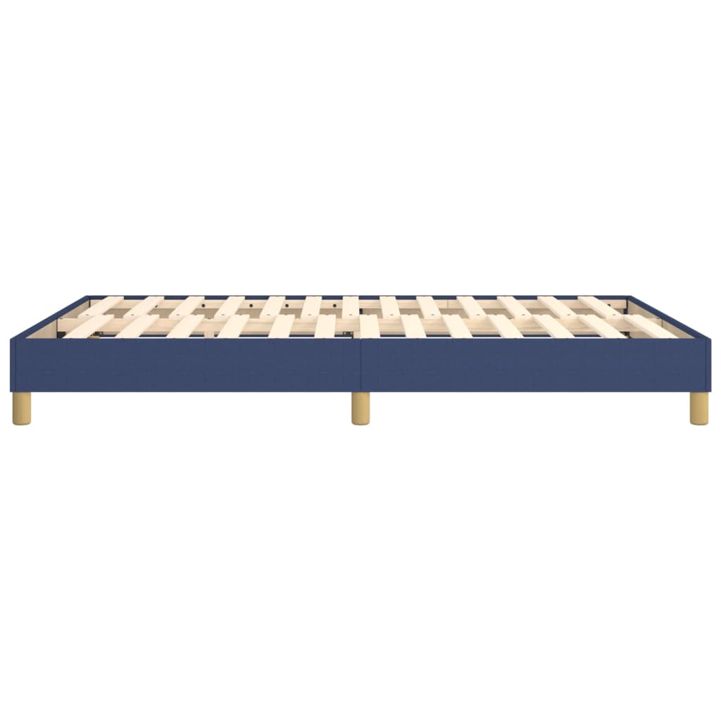 Estrutura de cama 140x190 cm tecido azul