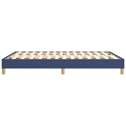 Estrutura de cama 140x190 cm tecido azul