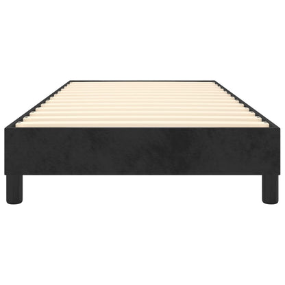 Estrutura de cama 90x200 cm veludo preto