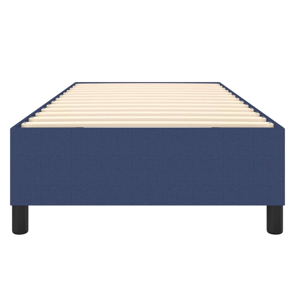 Estrutura de cama 90x190 cm tecido azul