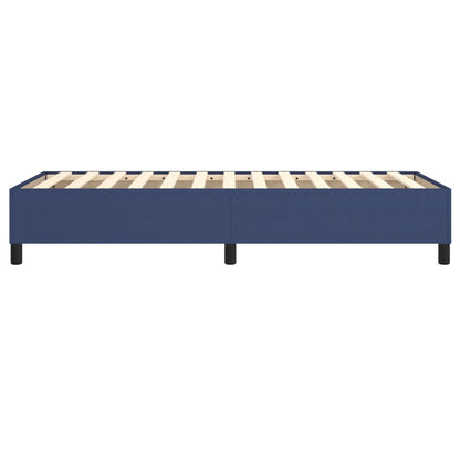 Estrutura de cama 90x190 cm tecido azul