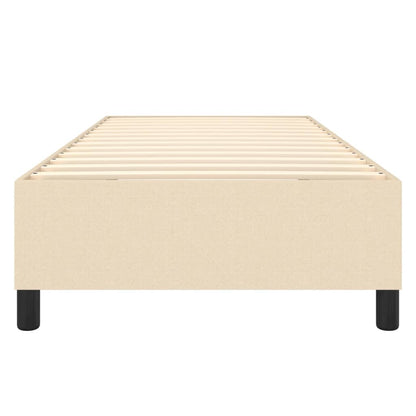 Estrutura de cama tecido 100x200 cm cor creme