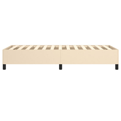 Estrutura de cama tecido 100x200 cm cor creme