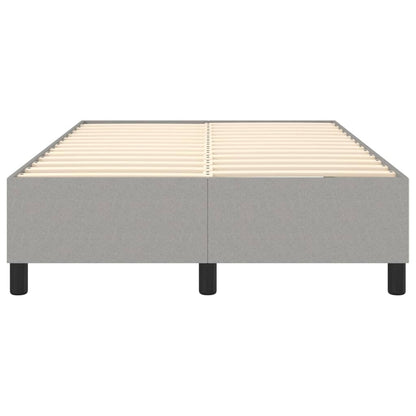 Estrutura de cama 120x200 cm tecido cinza-claro