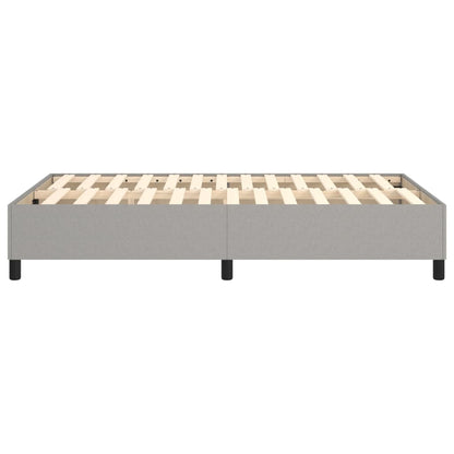 Estrutura de cama 120x200 cm tecido cinza-claro