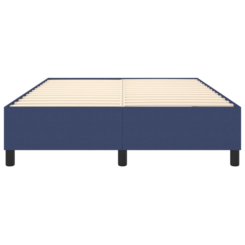 Estrutura de cama 140x190 cm tecido azul