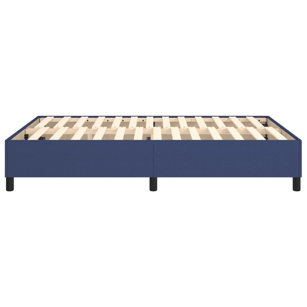 Estrutura de cama 140x190 cm tecido azul