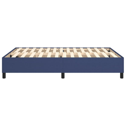 Estrutura de cama 140x190 cm tecido azul