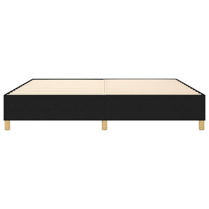 Estrutura de cama 140x190 cm tecido preto