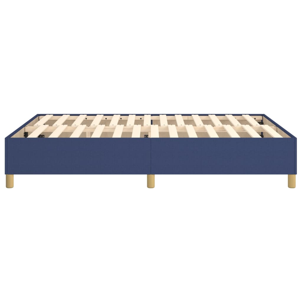 Estrutura de cama 140x190 cm tecido azul