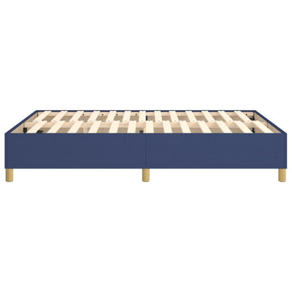 Estrutura de cama 140x190 cm tecido azul