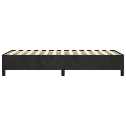 Estrutura de cama 90x190 cm veludo preto