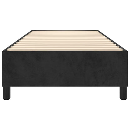 Estrutura de cama 90x200 cm veludo preto