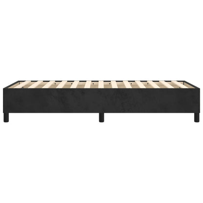 Estrutura de cama 90x200 cm veludo preto