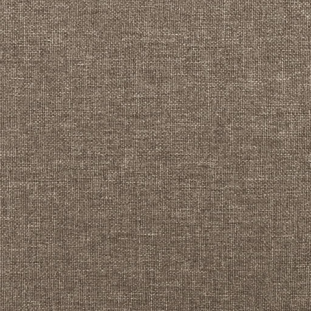 Cabeceira cama abas tecido 83x23x78/88 cm cinzento-acastanhado