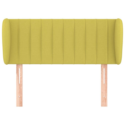 Cabeceira de cama c/ abas tecido 83x23x78/88 cm verde