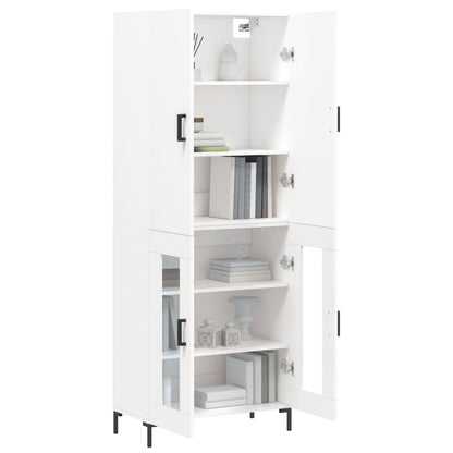 Armário Alto Madi de 180 cm - Branco - Design Moderno