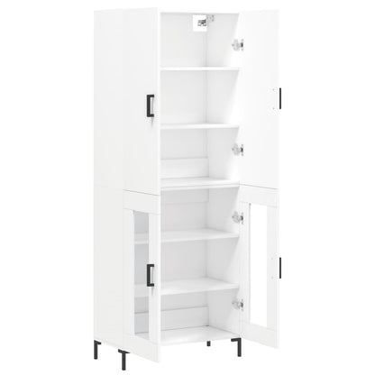 Armário Alto Madi de 180 cm - Branco - Design Moderno